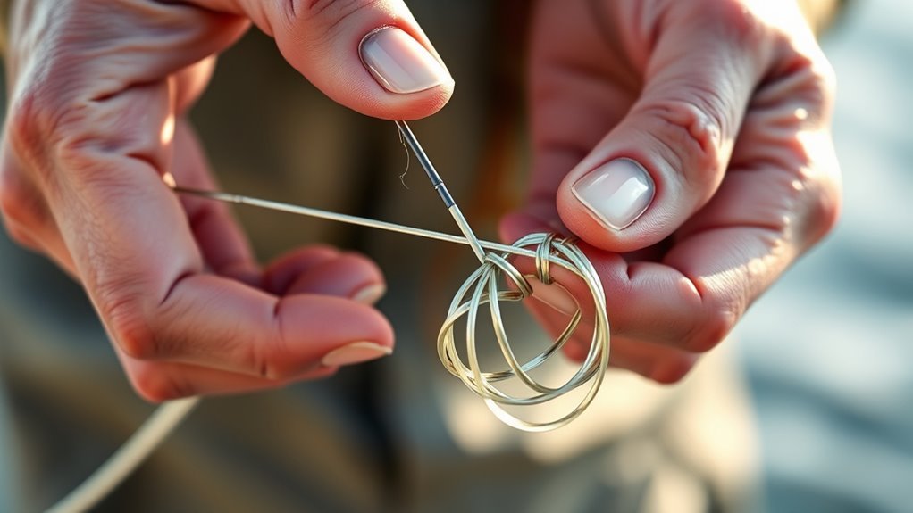 knot tightening and lubrication