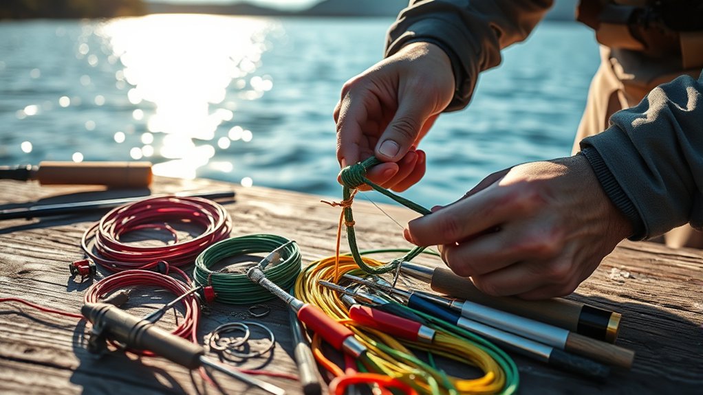 knot tying enhances fishing success