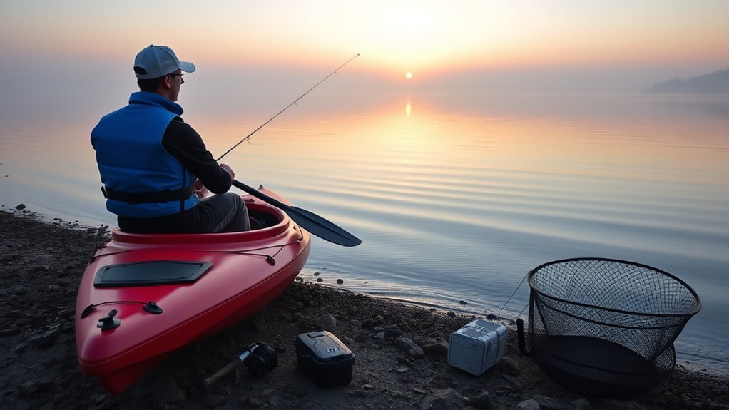 launch kayak safely and securely