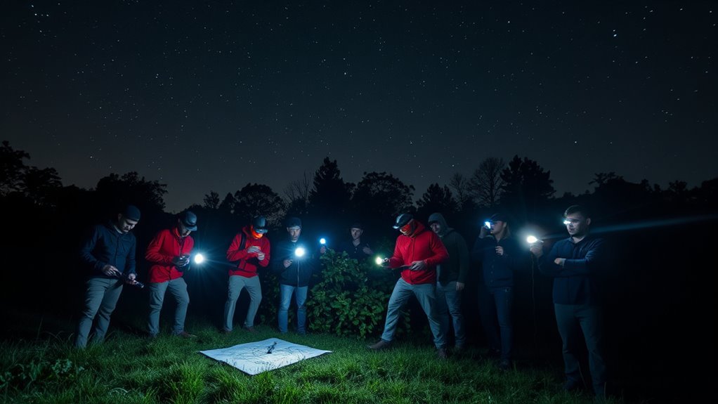 locate drone using lights