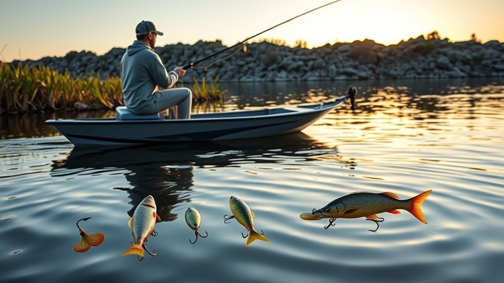 muskie lure techniques showing retrieves for bucktails glide baits plugs and topwaters