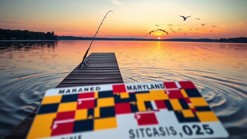 maryland fishing license costs