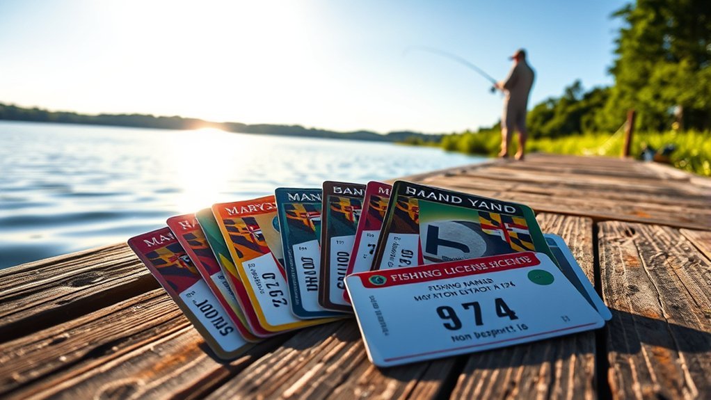 maryland fishing license options