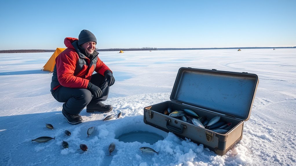 maximize ice fishing success