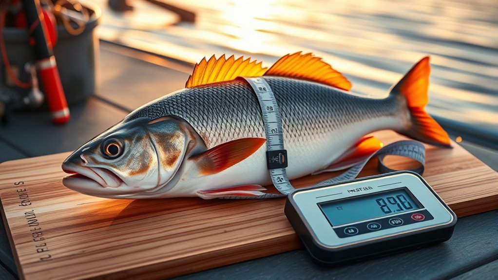 measuring fish girth accurately