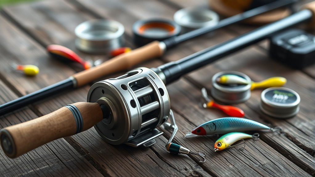 medium action rod setup