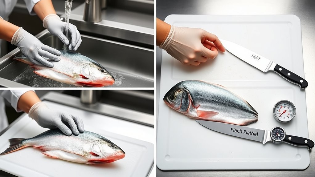 minimize contact support fish