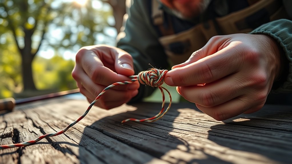 nail knot ensures solid connection