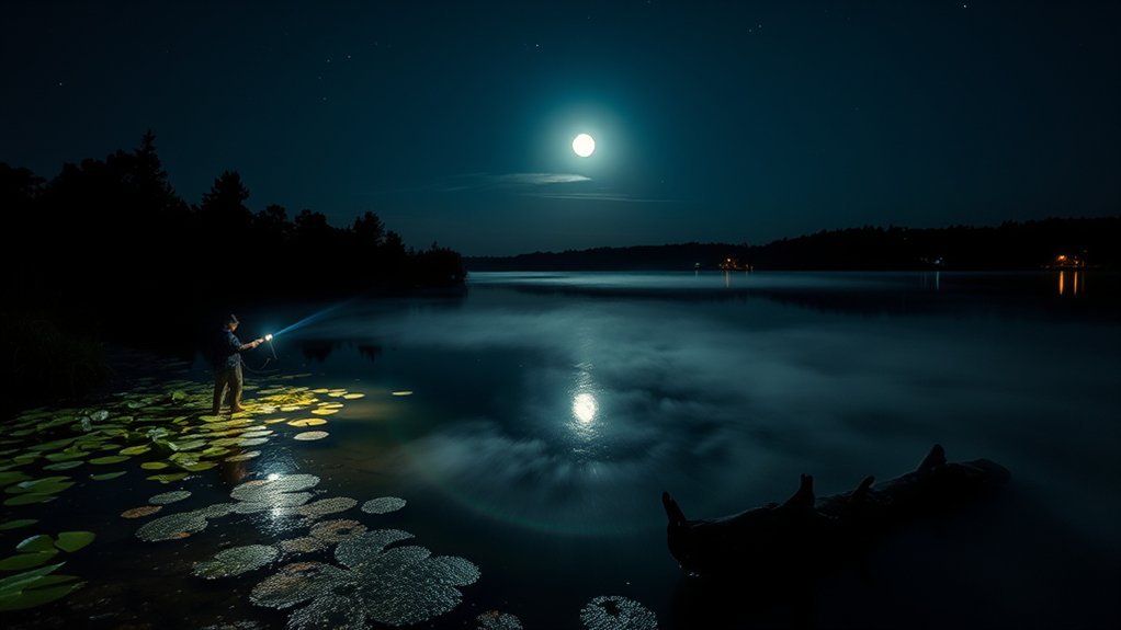 night fishing species behavior