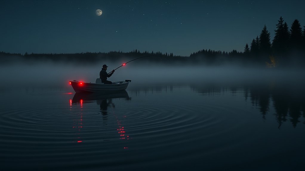 night fishing surface techniques