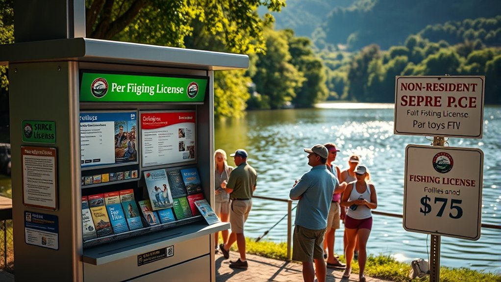 non resident fishing license prices