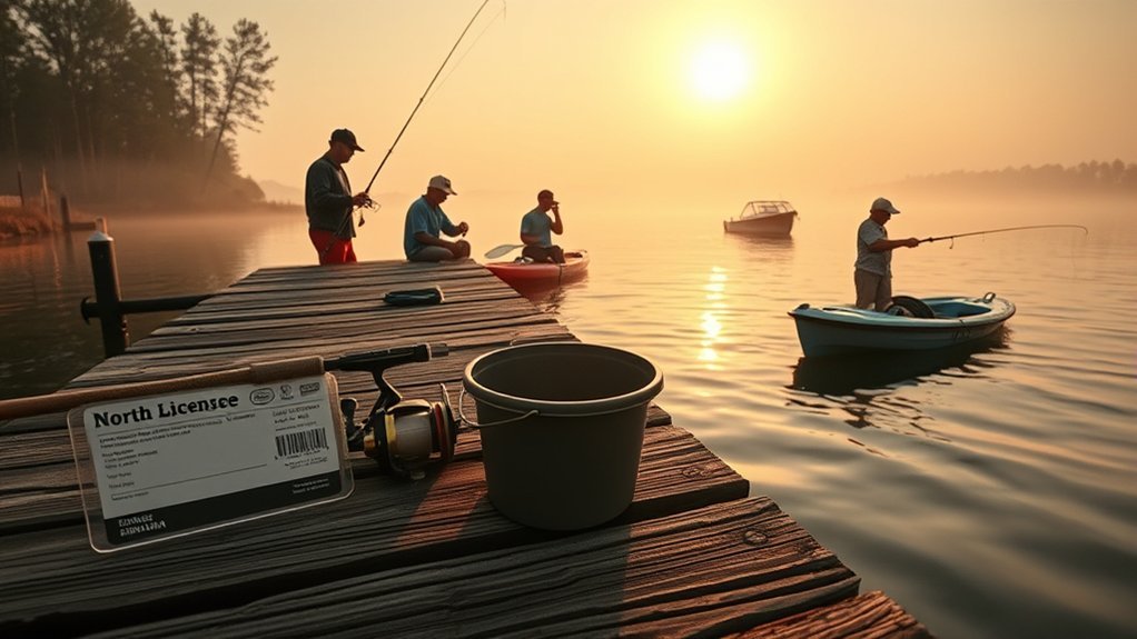 North Carolina fishing license options for inland coastal and unified fishing