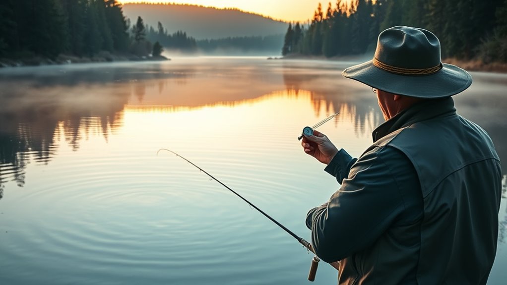 optimal fishing water temperature