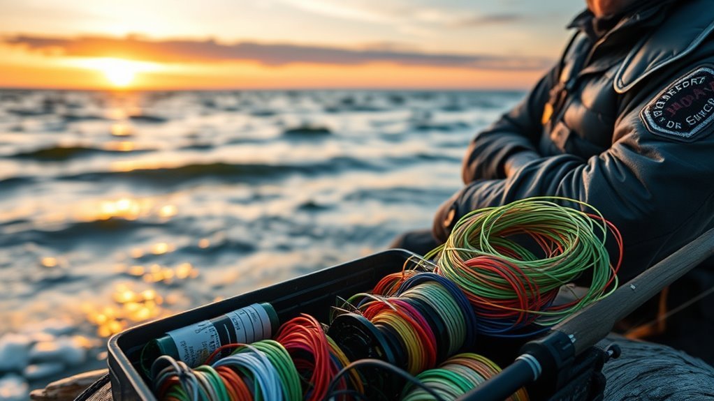 optimal lines for surf fishing