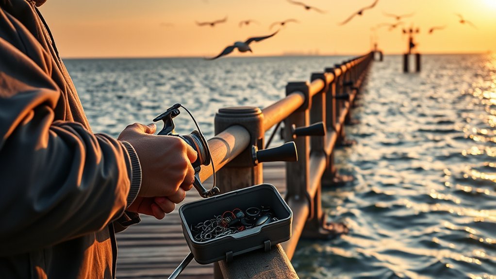 optimal pier fishing setup