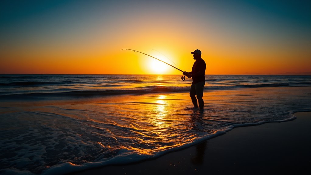 optimal surf fishing timing