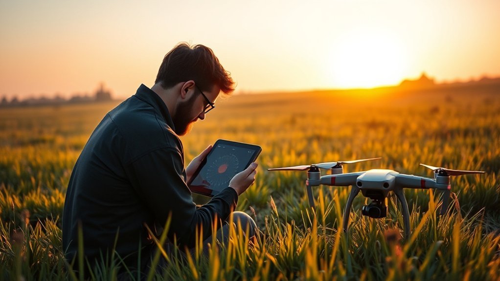 Drone photography planning with sun and moon position tools
