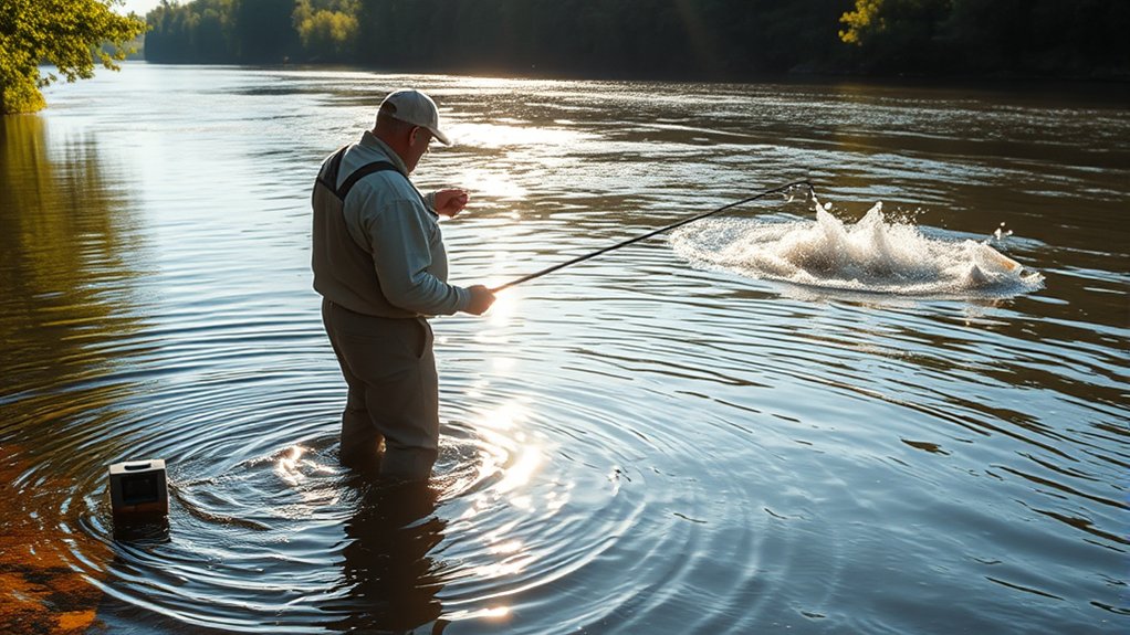 optimize fishing with currents