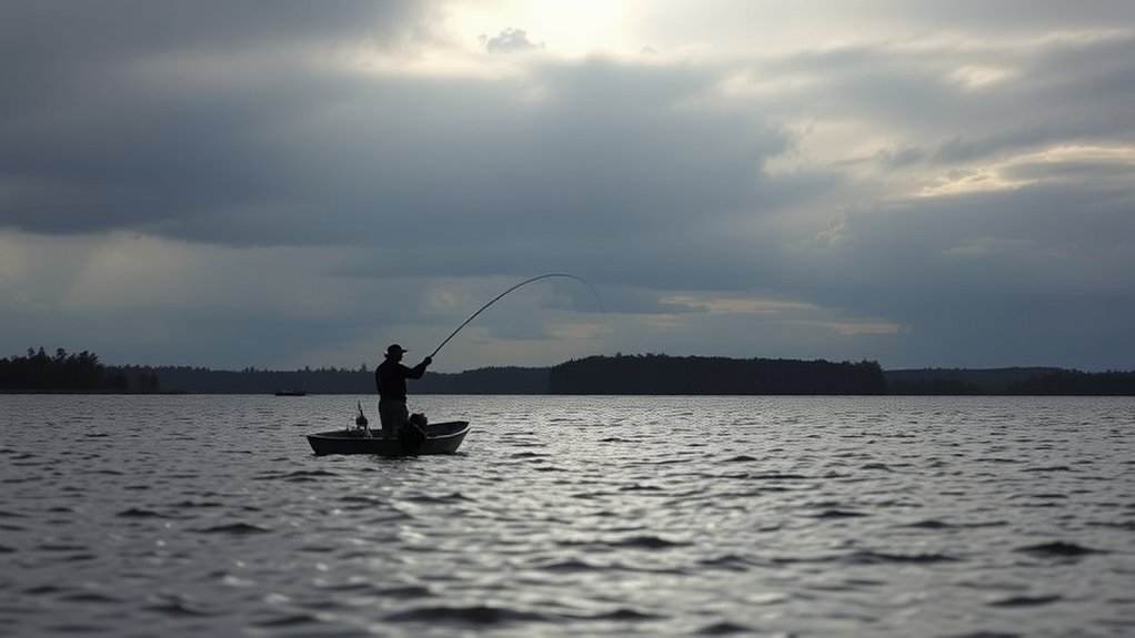 overcast days enhance bass fishing