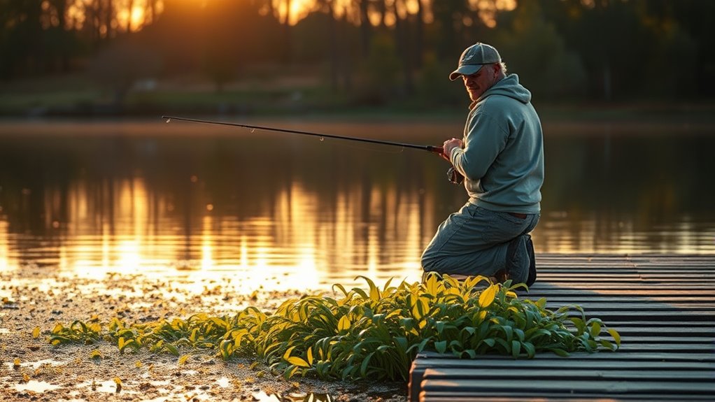 patience enhances fishing success