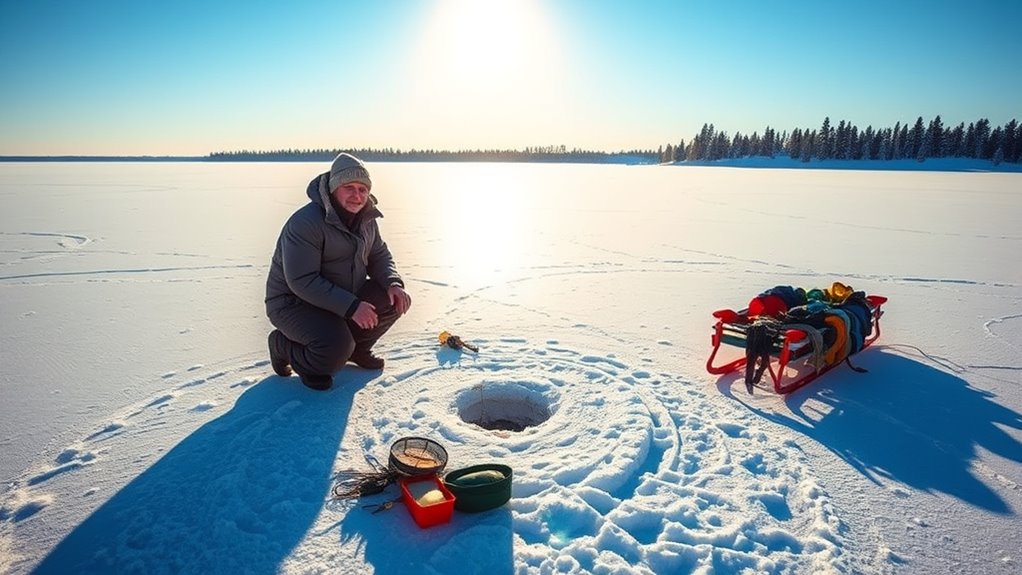 plan safe ice fishing