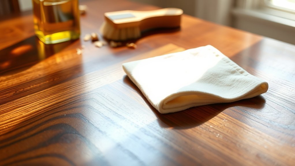 polish wood furniture effectively