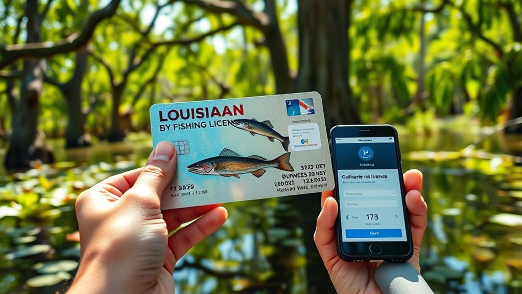 purchase louisiana fishing license