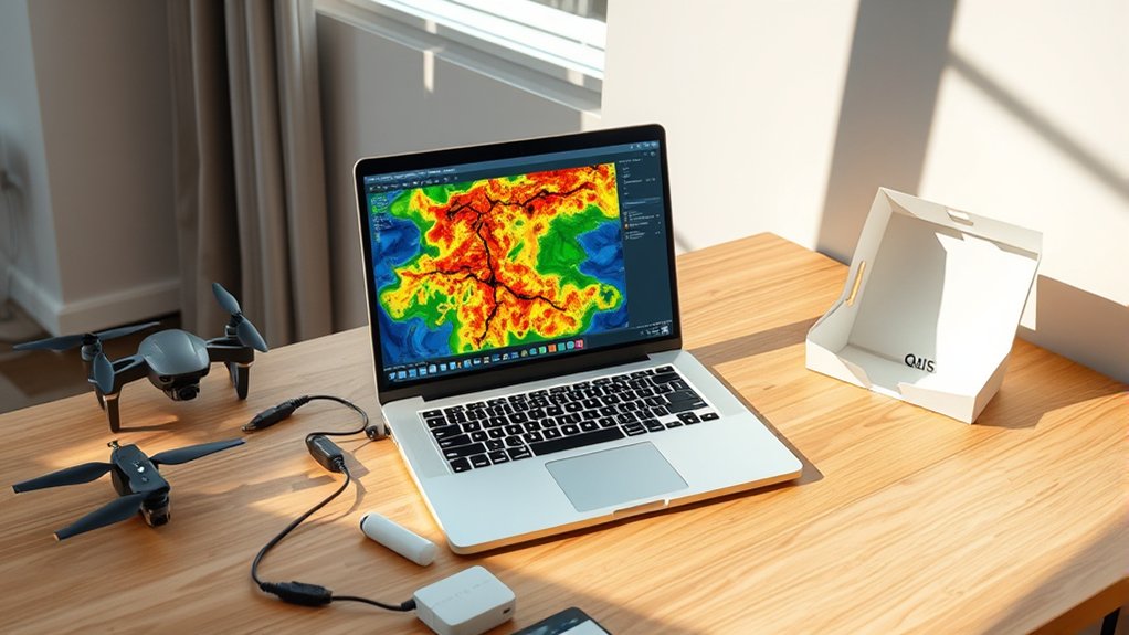 QGIS installer running on desktop