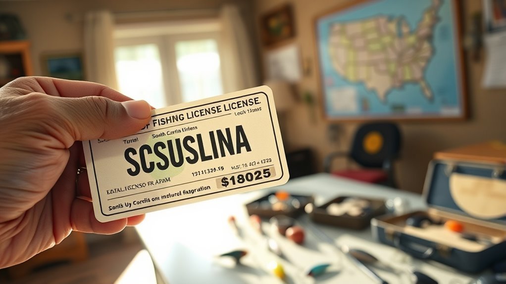 How to replace a lost South Carolina fishing license