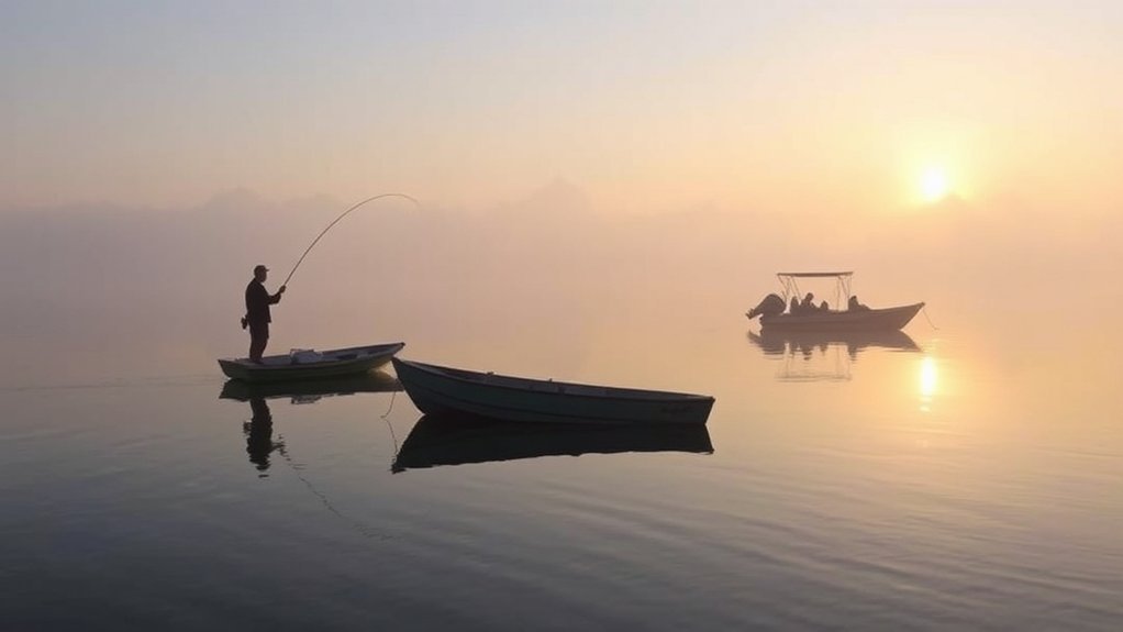 respect fellow anglers space