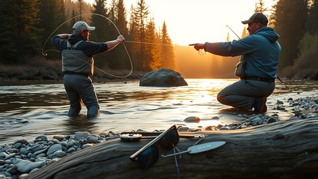 river fishing skill drills