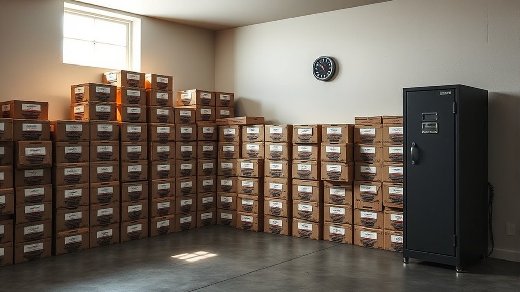 safe secure ammo storage