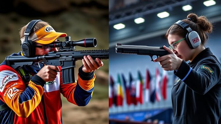 shooting competition format differences