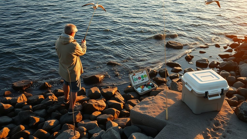 shore fishing tips for beginners