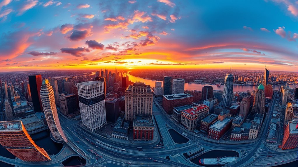 showcase aerial panoramas effectively