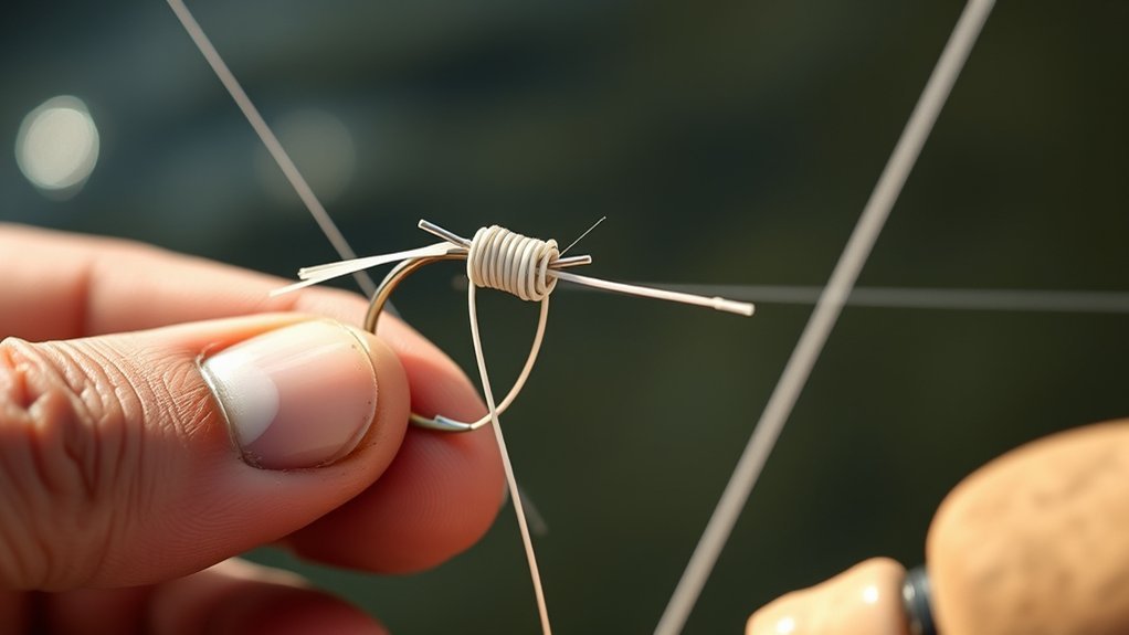 snell knot fishing technique