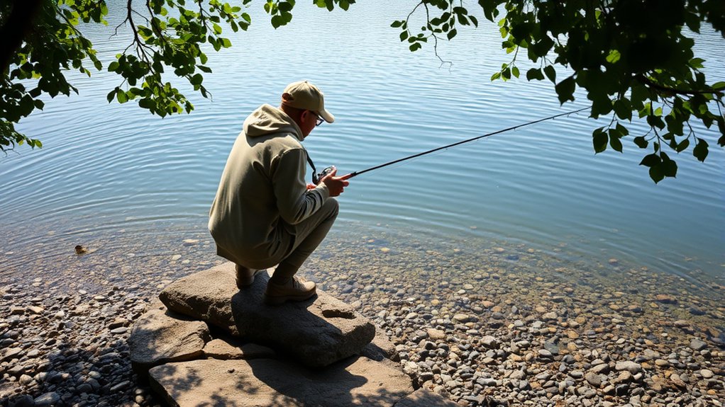 stealthy fishing approach techniques