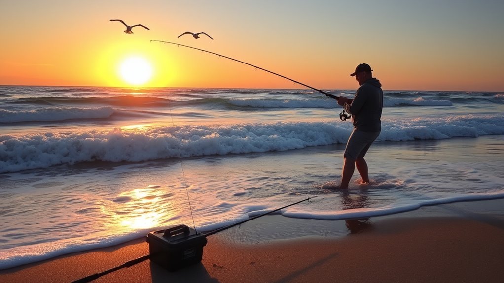 surf fishing adventure strategy
