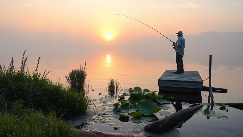 target bass near structures