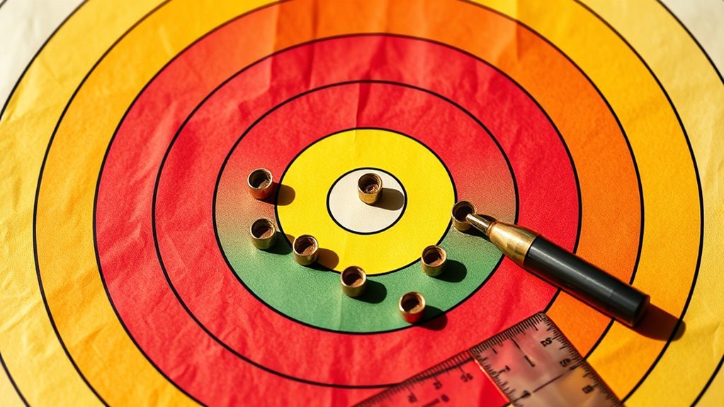 traditional target scoring zones