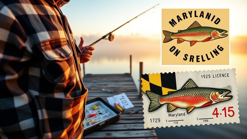 trout stamp costs maryland fishing