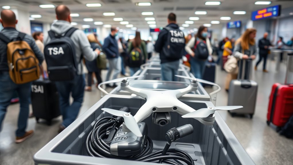 tsa drone travel tips