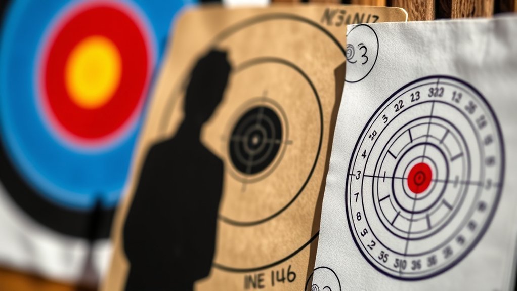 types of shooting targets