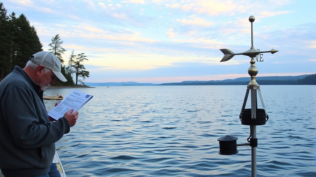 wind direction affects fishing