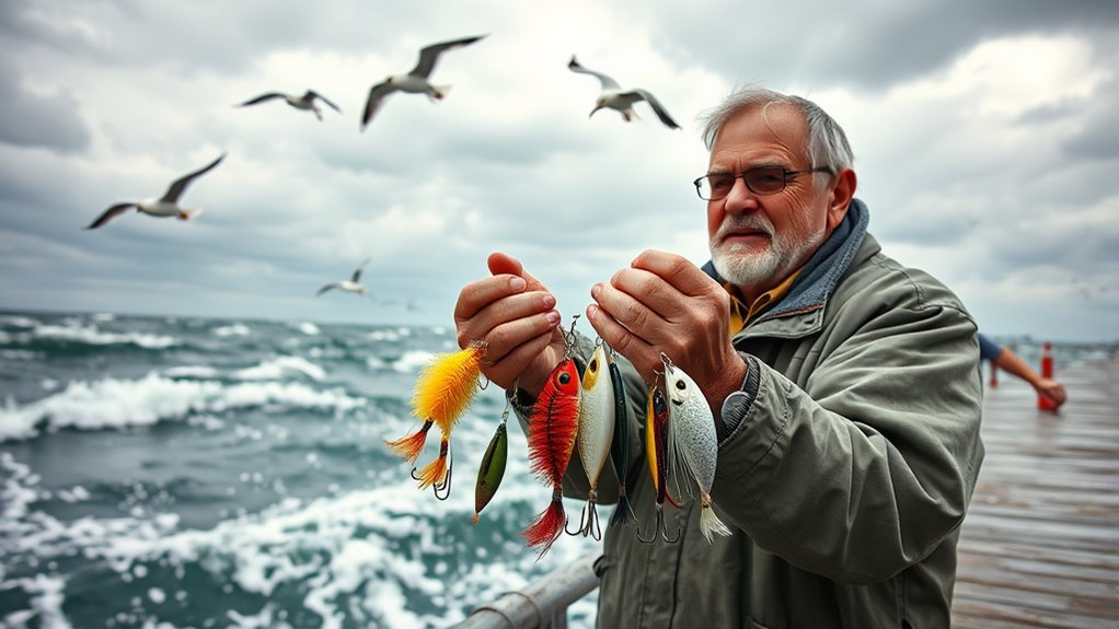 windy weather fishing lures