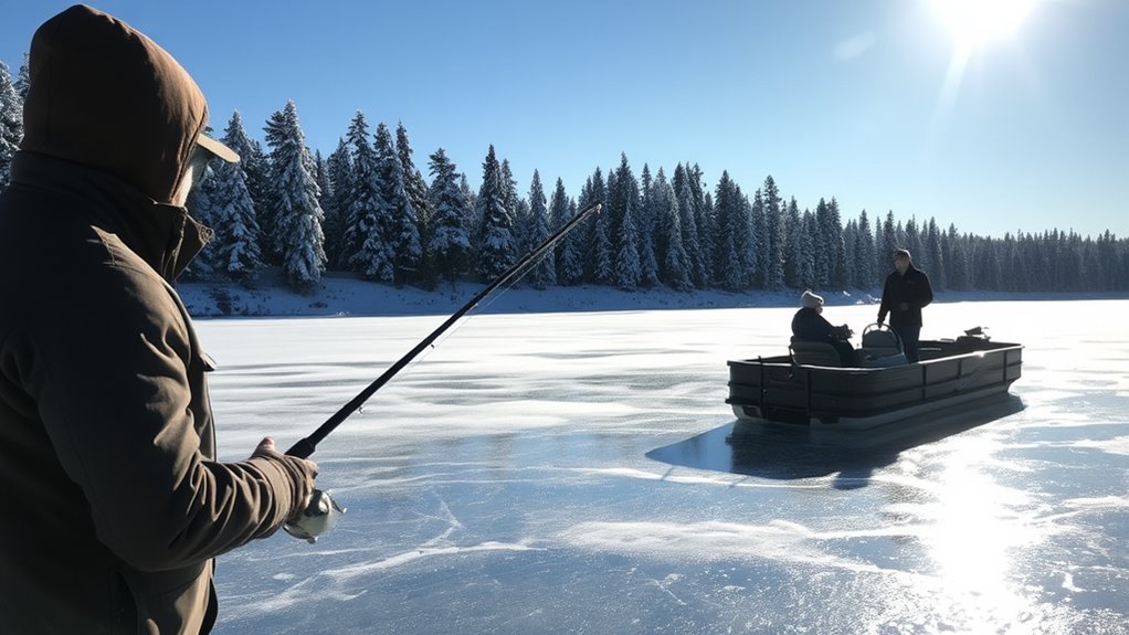 winter bass fishing adventures