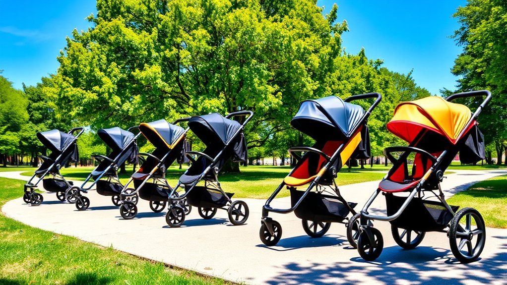 active parents jogging strollers