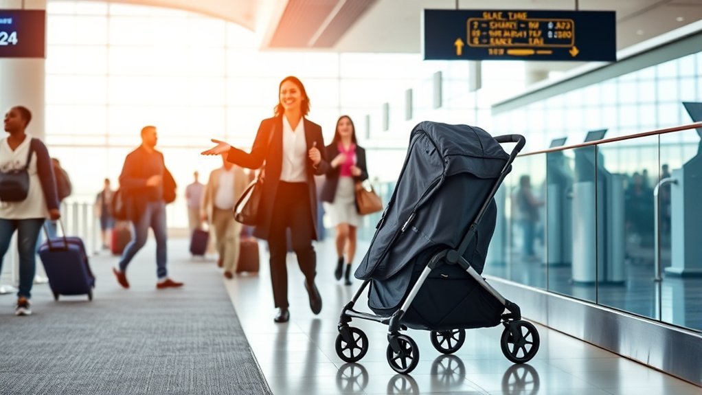 recommended stroller wagons for family air travel