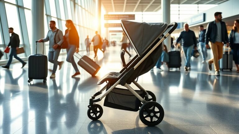airport stroller wagon policy