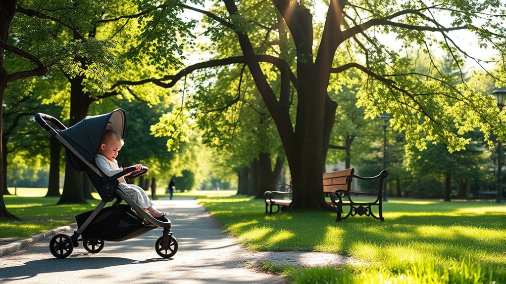 balanced baby sleep routine with crib naps and stroller naps